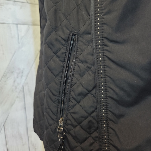 Coldwater Creek Black Zip-Up Vest - Picture 4 of 7